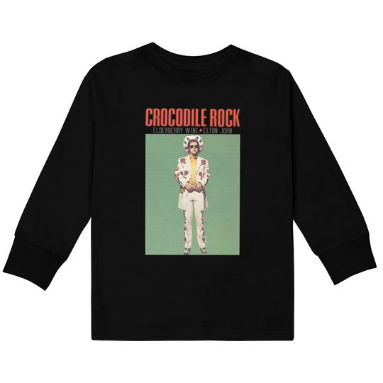 Discover Elton John Crocodile Rock Kids Long Sleeve T-Shirt