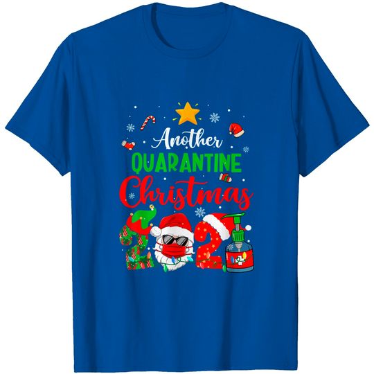 Discover Merry Quarantine Christmas 2021 Pajamas Matching Family T-Shirt