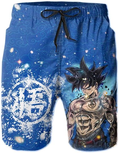 Discover Mens Hawaii Quick Dry Breathable Swim Trunks with Pockets Casual Pants