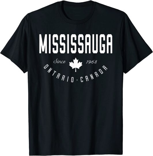 Discover Canadian Maple Leaf T-Shirt Ontario Canada Maple Leaf Canadian Gift Eh