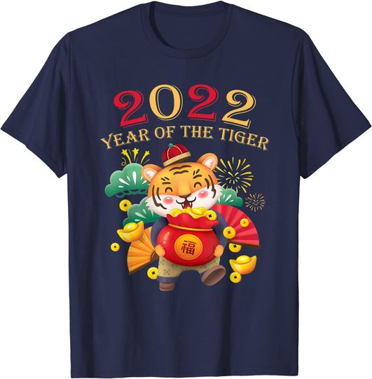 Discover Happy Great Chinese New Year 2022 Year Of The Tiger T-Shirt