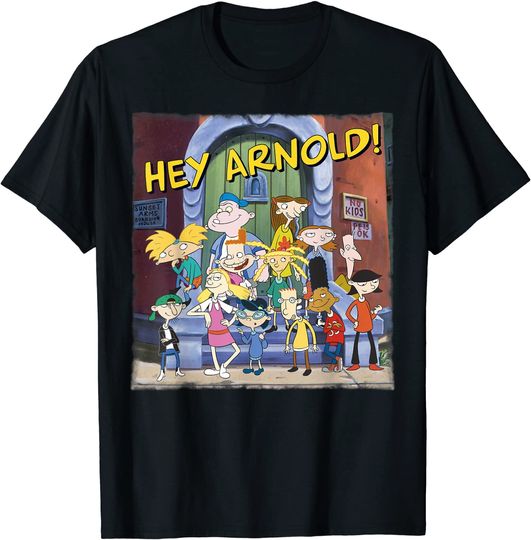 Discover Hey Arnold T-Shirt Friends Group Shot Poster Graphic