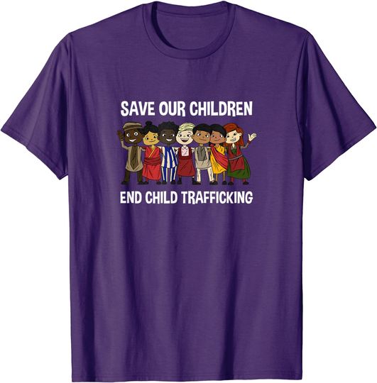 Discover Save Our Children End Child Trafficking Human Trafficking T-Shirt