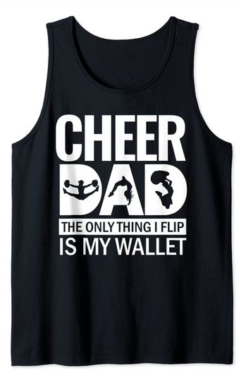 Discover Mens Cheer Dad Wallet Tee Tank Top