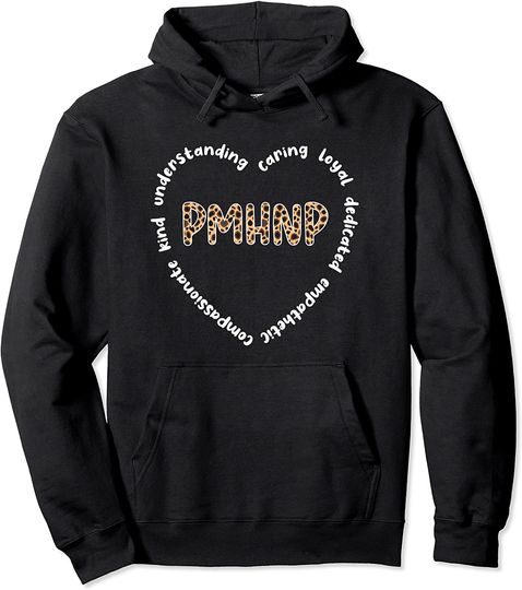 Discover PMHNP Heart Psychiatric Mental Health Nurse Practitioner Pullover Hoodie
