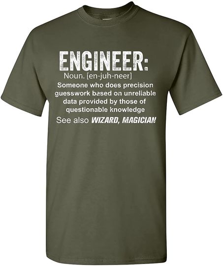 Discover Silk Road Tees Engineer T-Shirt Definition Noun Engineer Tee Gift Engineering Tee Shirt