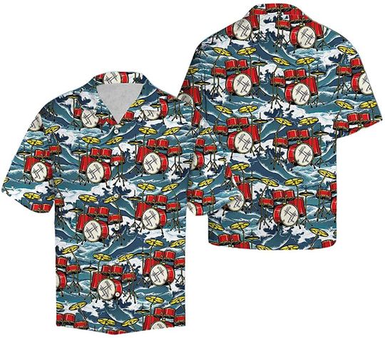 Discover Drums for Summer Hawaiian Shirt