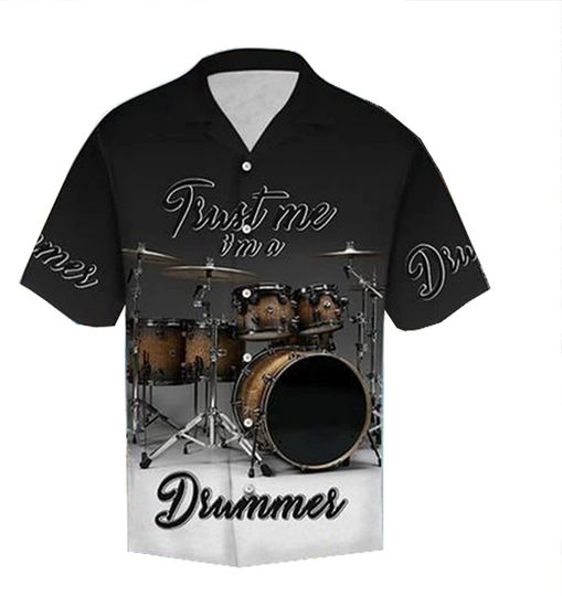 Discover Musical Instrument Men Hawaiian Shirts