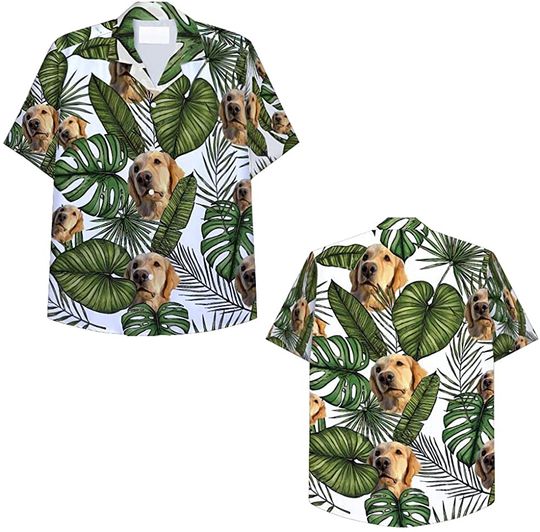 Discover Labrador Retriever Tropical Pattern Hawaiian Shirt