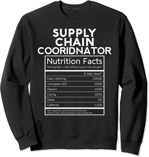 Discover Supply Chain Coordinator Manager Disruption Management Boss Sweatshirt