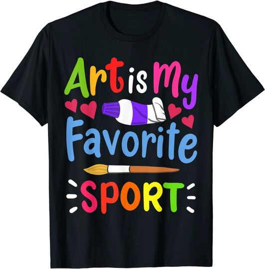 Discover Art Artist Painter T-Shirt