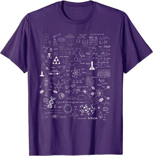 Discover Science Physic Math Chemistry Biology Astronomy T Shirt
