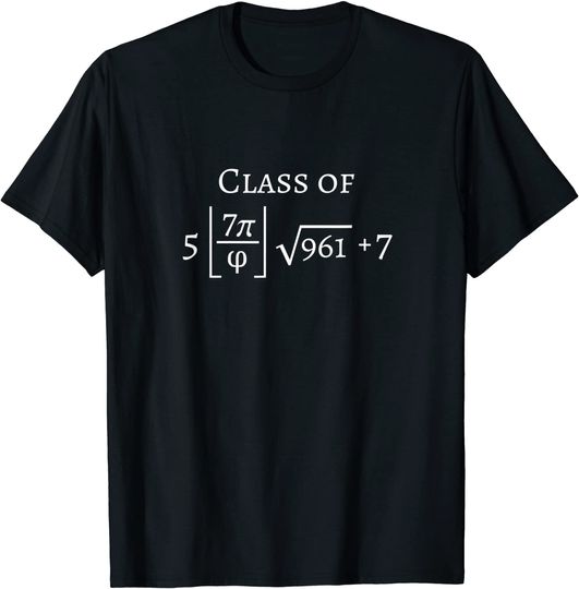 Discover Class of 2022 Math Pi Equation Senior Grad T-Shirt