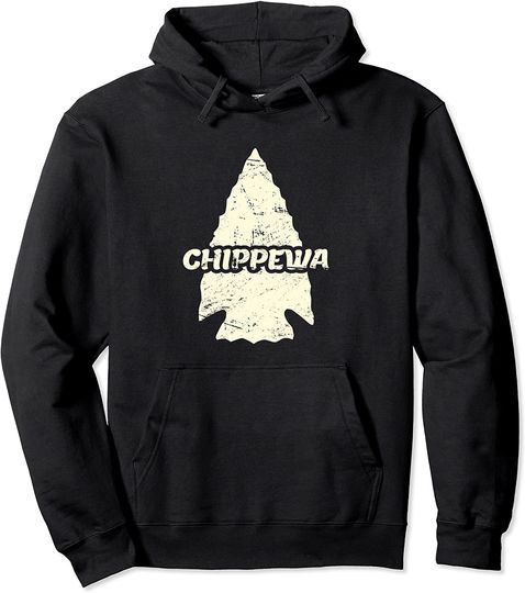 Discover Indian Arrow Hoodie Arrowhead - Native American Ojibwe Pride Chippewa
