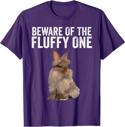 Discover Fluffy Rabbit T-Shirt Funny Fluffy One Gift Lionhead Bunny Rabbit Lover Men Women