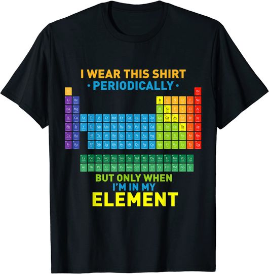 Discover Periodic Table T-Shirt Chemistry Periodic Table