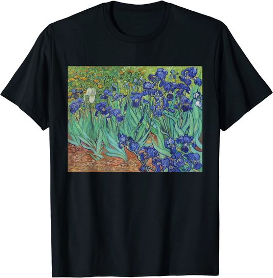 Discover Vincent T-Shirt Irises Vincent Van Gogh Post-Impressionism Art Painting
