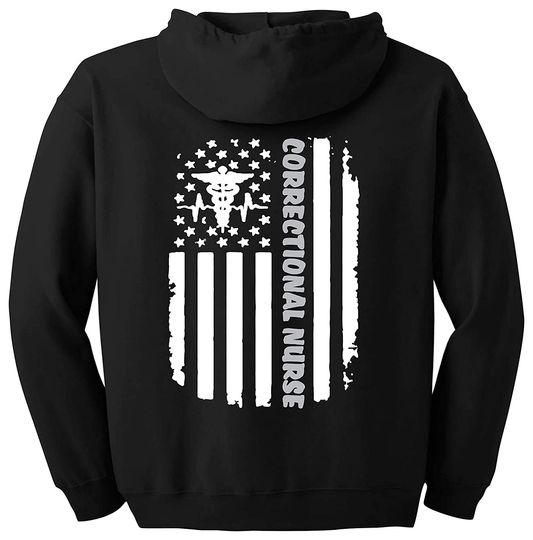 Discover Correctional Nurse Pull Over Hoodie