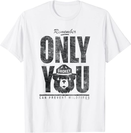 Discover Smokey Bear Distressed Oversized Only You T-shirt
