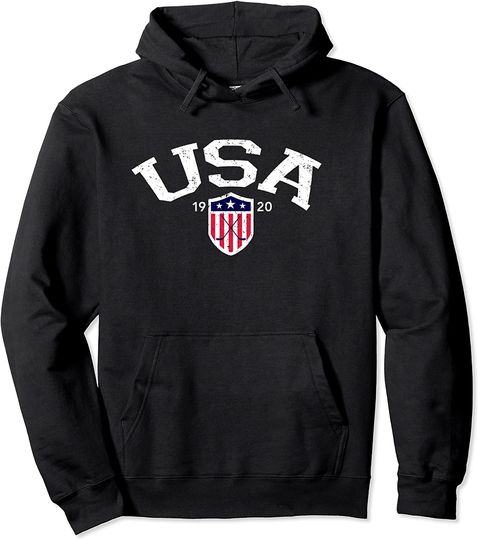 Discover Vintage USA National Hockey Hoodie