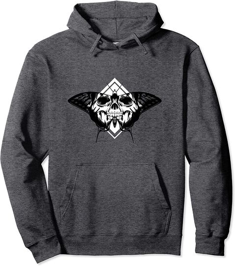 Discover Death Head Moth Hoodie Fairy Grunge Fairycore Aesthetic Gothic Deaths Head Moth