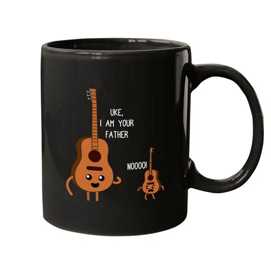 Discover Uke I Am Your Father Funny Ukulele Banjo Guitar Player Gift Coffee.  mug