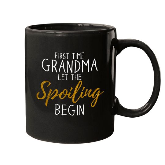Discover Grandma Let The Spoiling Begin Gift First Time Grandma Coffee Mug