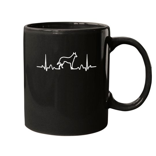 Discover Funny Dog Heartbeat Coffee Mug