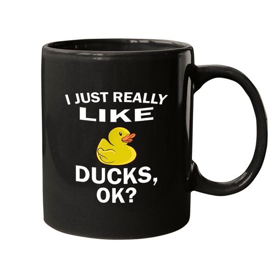 Discover I Just Really Like Ducks Ok Duck Lover Coffee Mug