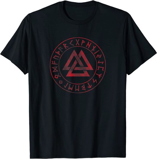 Discover Valknut Symbol T-Shirt | Runes Icelandic Celtic Knots Lovers