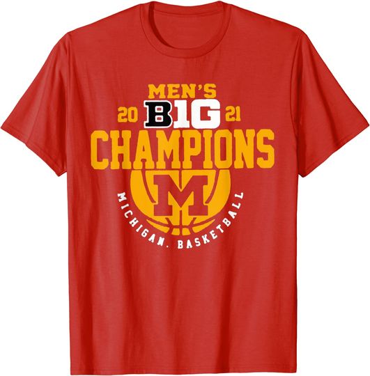 Discover Wolverines 2021 Big Ten East Division in Michigan Champions T-Shirt