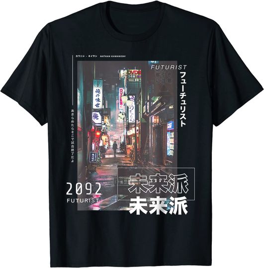 Discover Japanese Cyberpunks Tokyo Streetwear Aesthetic Graphic Tee T-Shirt