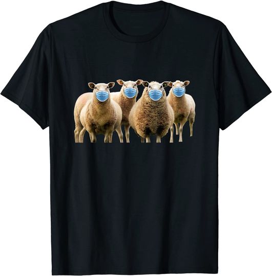 Discover Sheep Wearing Mask Anti-Mask T-Shirt