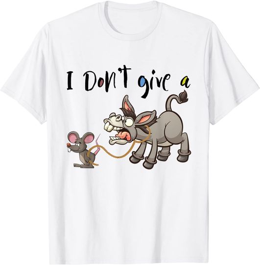 Discover Anime Rat T-Shirt I Don't Give a Rat's