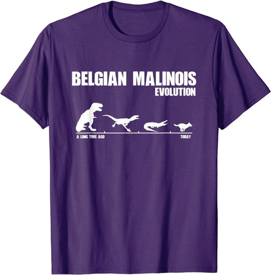 Discover Maligator T-Shirt Belgian Malinois Evolution - Maligator Maliraptor