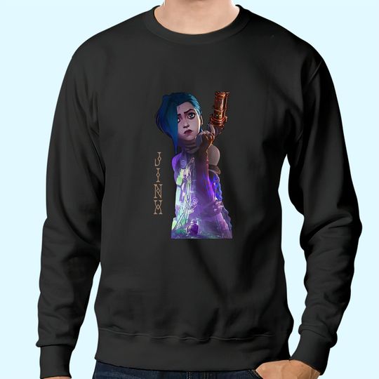 Discover Arcane Jinx League Of Legend Sweatshirts