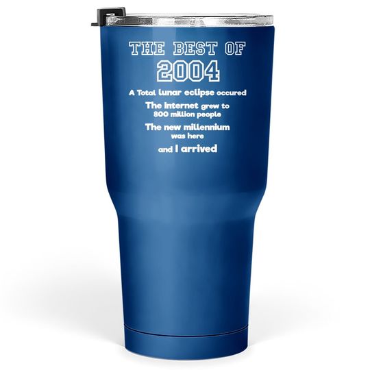Discover 2004 17th Birthday Tumbler 30 Oz Gift For 17 Year Old Boys / Girls Tumbler 30 Oz