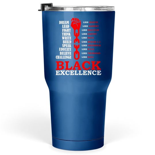 Discover Black Excellence, Black Af Tumbler 30 Oz