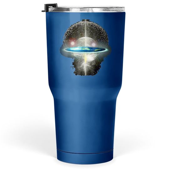 Discover Flat Earth Tumbler 30 Oz