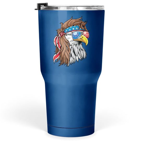 Discover Patriotic Bald Eagle Mullet Usa American Flag 4th Of July Tumbler 30 Oz
