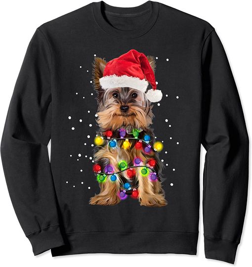 Discover Yorkie Christmas Sweatshirt
