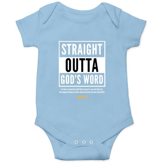 Discover Straight Putta Gods Word Christian Onesie