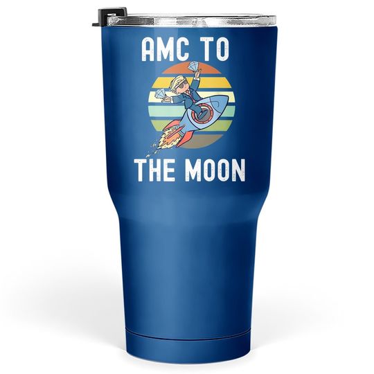 Discover Diamond Hands Amc,wallstreetbets Amc Apes, Amc To The Moon Tumbler 30 Oz