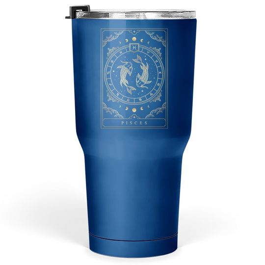 Discover Pisces Horoscope And Zodiac Symbol Tumbler 30 Oz