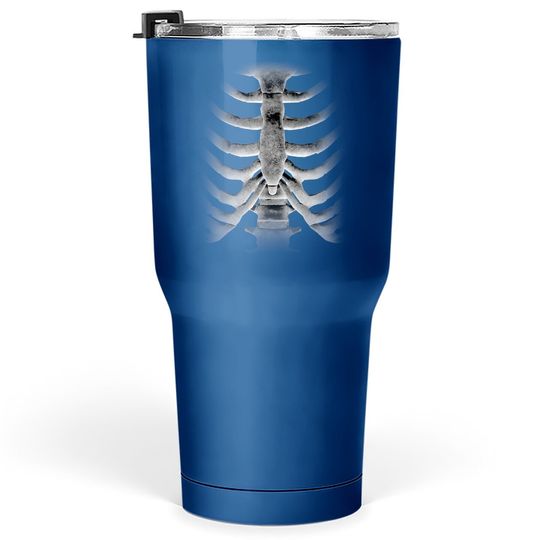 Discover Skeleton Chest Rib-cage Bones Halloween Tumbler 30 Oz