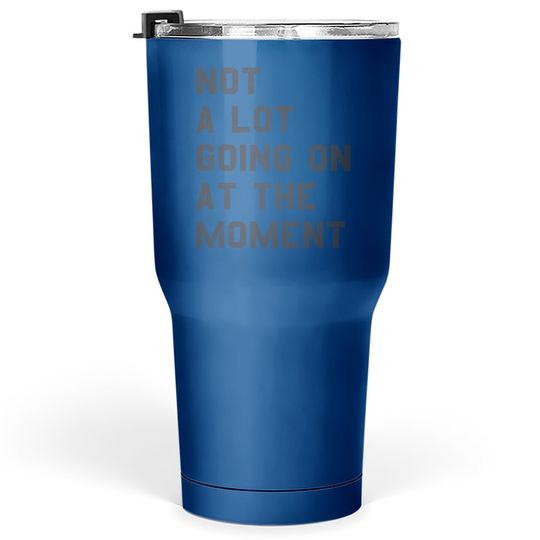 Discover Not A Lot Going On At The Moment Tumbler 30 Oz