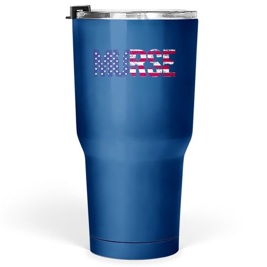 Discover Murse Male Nurse Usa American Flag Patriotic Rn Gift Tumbler 30 Oz