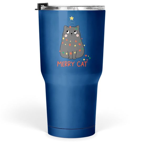 Discover Merry Cat Tumbler 30 Oz