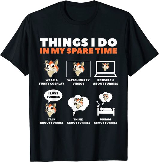 Discover Furry Knot T-Shirt Things I Do In My Spare Time