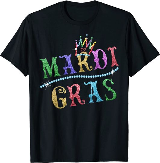 Discover Mardi Gras Crown Shirt - Funny Mardi Gras Costume Tshirt